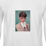 Sweat Shirt Homme Photo De Star Célébrité Audrey Hepburn Actrice Vieux Cinéma Original 17