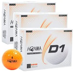 Honma Golf Ball D1 2020 Model Orange 3 dozen set (36 balls)