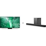 Samsung 83" S90D – 4K OLED TV + HW-Q800D 5.1.2 Dolby Atmos Soundbar -tuotepaketti