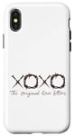 Coque pour iPhone X/XS Xoxo The Original Love Letters Barbelé