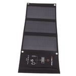 21W Foldable Solar Panel Charger Black Portable Solar Phone Charging Panels With