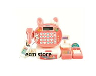 FUNNY SHOPPING Caisse Enregistreuse Enfants ROSE jeu d'imitation jouet /EBRS