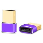 Adaptateur Usb Vers Type C Usb C Otg Usb Mâle Vers Usb 3.0 Femelle Convertisseur Pour Lapmedicents Pc Macbook Samsung S20 Usb-C Switcher Connecteur - Type Purple