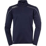 uhlsport Stream 22 1/4 Zip Top Maillot de survêtement Homme, Bleu Marine/Blanc, 152