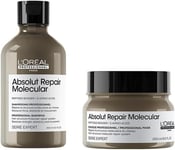 L'Oréal Professionnel Absolut Repair Molecular 300ml & Rinse-Off Hair Mask 250ml