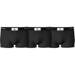 Calvin Klein 3P CK96 Cotton Trunks Svart bomull Small Herre