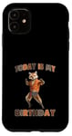 Coque pour iPhone 11 Chemise « Today Is My Birthday Fox »