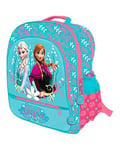 Astro Europa Disney Sac à Dos 4 Fermetures éclair A/Chariot 41 x 34 x 18,5 cms. froz, Couleur Bleu (8422535881633)