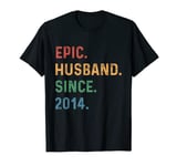 Mens Epic Husband Since 2014 - 9 Year 9th Wedding Anniversary T-Shirt