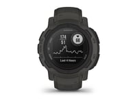 Garmin Instinct 2 - 45 Mm - Grafitt - Sportsur Med Bånd - Silikon - Håndleddstørrelse: 135-230 Mm - Monokrom - 32 Mb - Bluetooth, Ant+ - 52 G