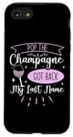 Coque pour iPhone SE (2020) / 7 / 8 Pop The Champagne Got Back My Last Name Funny Divorce