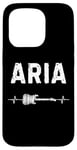 Coque pour iPhone 15 Pro Aria Guitare Battement De Coeur Musique Guitariste