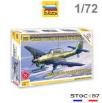 Z7323# ZVEZDA JU-87B-2 / U4 STUKA avec skis - 1/72