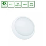 Nymphea City Pro 18/24W - CCT, 230V, 120°, IP65, IK08, Ø320x80mm, Vit, Rund - Dimbar : Inte dimbar