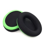 Remplacement Oreillettes en Mousse Coussin d'oreille Coussin pour Sony SONY MDR-7506 7510 7520 CD900ST V6 Maille respirante, noir et vert