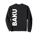 Baku Vertical Text Sweatshirt