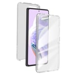 Case for Redmi Note 12 Pro Plus 5G, Hard Back and Soft Front, Transparent