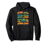 MALLARE HONFE Garbage Trucks Pullover Hoodie