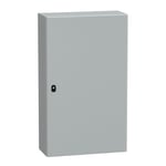 SCHNEIDER ELECTRIC SPACIAL S3D SEINÄKAAPPI METALLI, 1000X600X250 KXLXS, IP66, RAL7035, ASENNUSLEVY 