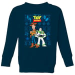 Pull de Noël Homme Disney Toy Story - Bleu Marine - 3-4 ans - Navy