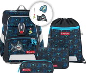 Step by Step 222617 Space Shine School Bag Set "Shark Dexter" 5-Piece