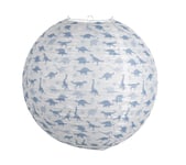 Suspension boule papier D.35 DINO Bleu