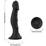 ARMONY - DILDO VIBRATOR  ANAL PLUG REMOTE CONTROL BLACK