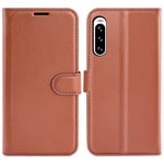 Sony Xperia 10 V teksturert Etui - brun