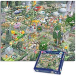 1000 Piece Jigsaw Puzzle I Love Gardening 'The Makeover' by Mike Jupp – Hilarious Gardening Chaos, Fun for Adults, Unique Gift for Puzzle Lovers