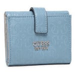 Portefeuille Guess  femme mini portefeuille blane SLG bleu