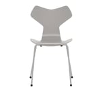 Fritz Hansen - 3130 Grand Prix, Lackad, Nine Grey, Monochrome - Ruokapöydän tuolit - designer_arne_jacobsen