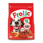 Frolic Nourriture Semi-Humide pour Chiens Adultes saveur bœuf, Sachet de 2,6 kg