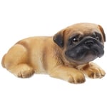 Creativ Miniatyr Figur - Mops Brun 2,5 cm