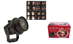 Projecteur Laser de Noël LED Lumières Flocon Neige Plein D'Intérieur Scènes Cir