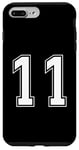 Coque pour iPhone 7 Plus/8 Plus Numéro 11 Équipe Junior College Sports Uniforme numéroté
