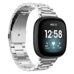 Metallarmband Fitbit Versa 4/Sense 2 Silver