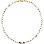 Bijoux Karl Lagerfeld  Collier en acier et cristal