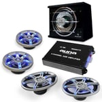 Set HiFi Auto "BeatPilot FX-413" Enceintes ampli subwoofer