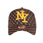 Casquette Enfant Orange et Noire Fashion NY Baseball Avenue 7 a 11 ans-Taille u