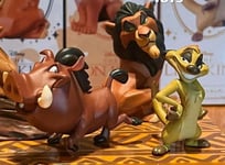 Lion King Lot 3 Figures Timon Pumbaa Scar BANPRESTO WCF World Collectible Figure