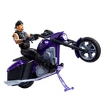 WWE Wrekkin' Vehicle Big Evil Slamcycle with Undertaker Action Figure 15 cm