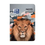 Agenda Oxford Funny Pets 12x18cm 1 jour par page 352 pages Sept 23-Sept 24 Lion