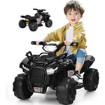 Goplus - Quad Buggy électrique Enfants 1,5-3 Ans 6V Voiture Electrique Enfants Tout-Terrain Effets Sonores Lumineux led Klaxon Repose-Pieds,4 Roues