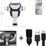 Car holder air vent mount for Motorola Moto G71s cell phone mount