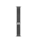 Fossil Bracelet Compatible avec Apple Watch, 42/44/45 mm - 22 mm Acier Inoxydable Fumé, S420015