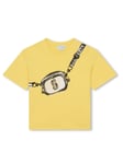 Marc Jacobs T-Shirt En Coton À Manches Courtes Avec Imprimé Sac Jaune