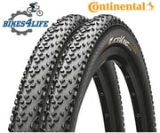 2  Continental Race King 27.5 x 2.2 Wired Performance Cycle Tyres & Presta Tubes