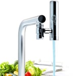 GEYSER EURO - Filtre à eau pour robinet de cuisine, purificateur d'eau ultra-absorbant, montage longue durée, commutateur, purification de l'eau (Système + 1 Cartouche)