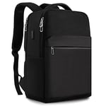 SONAMBULO Sac à Dos pour Ordinateur Portable Homme 15.6" Imperméable avec USB Charging Port Sac a Dos PC Portable pour Scolaire/Voyage/Affaire/Collège