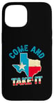 Coque pour iPhone 15 Drapeau du Texas USA Independence Day Come And Take It